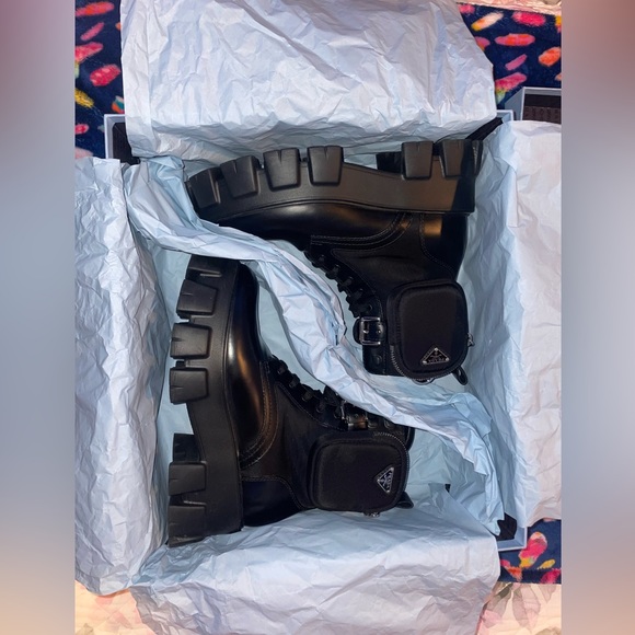 Prada Boots size 6🖤 - Picture 5 of 9